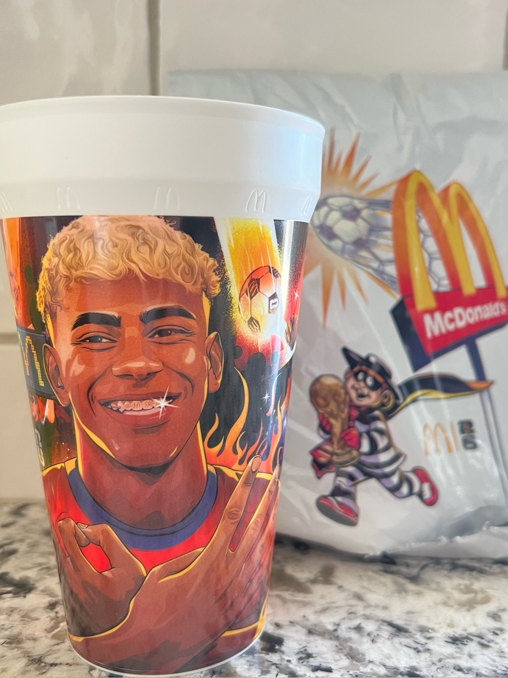 McDonald's Lamine Yamal Multicolor Soccer Promo Cup